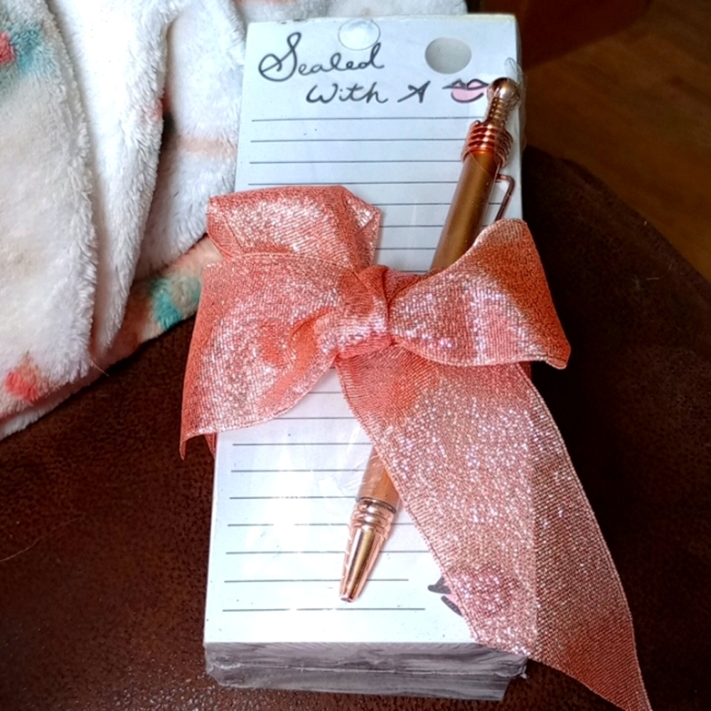 Pen and note pad